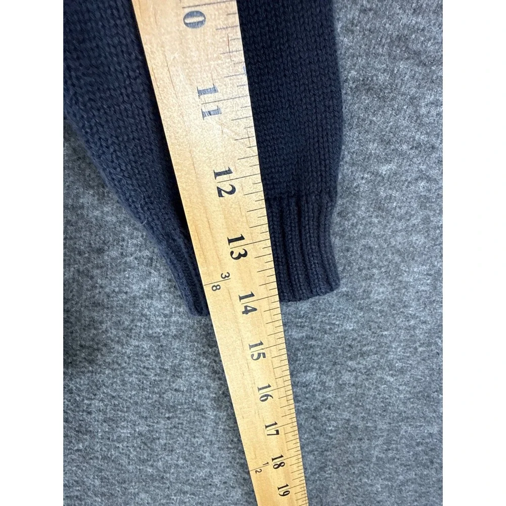 Gymboree Hooded Sweater Kids XS 3-4 Navy Multi Stripe Warm Knit Pullover School